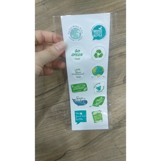 Tupperware💕Freeship💕 Sticker dán bình nước hình ngộ nghĩnh