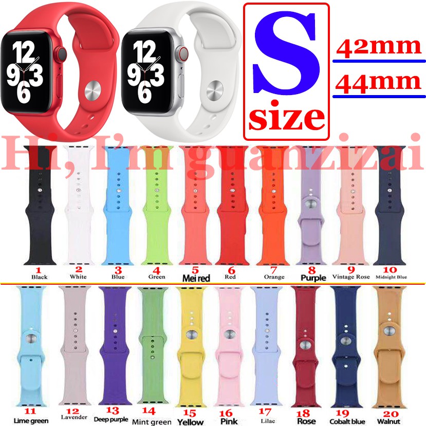 Dây đeo silicon cho đồng hồ thông minh Apple Watch 1 / 2 / 3 /4 / 5/6/SE，Iwatch 42mm/44mm