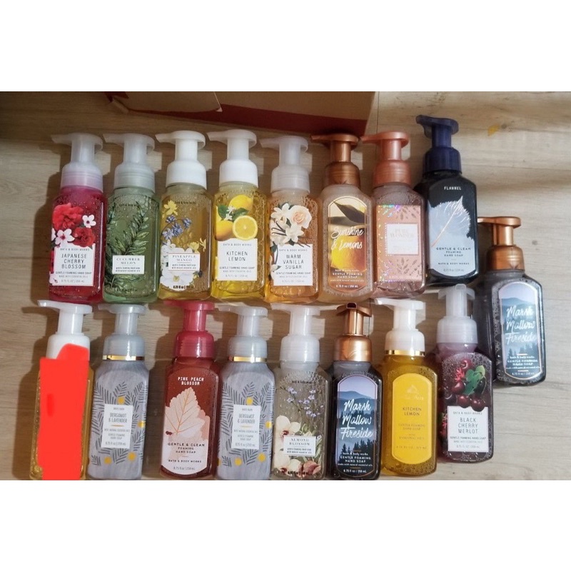 NƯỚC RỬA TAY TẠO BỌT GEL/FOAM BATH AND BODY WORKS