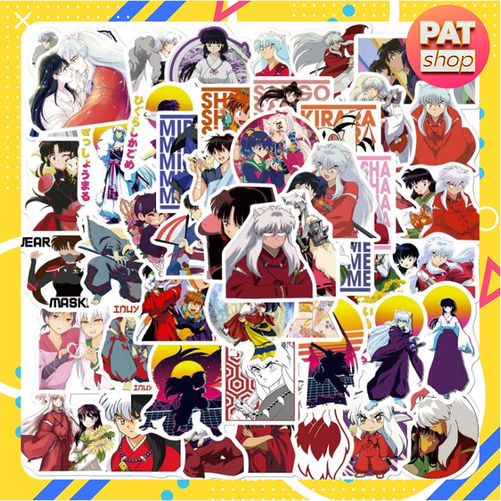 Sticker PVC BST Hình Khuyển Dạ Xoa InuYasha #230