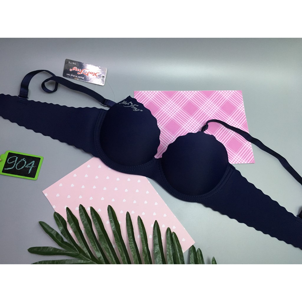 Áo lót áo ngực su đúc bàn tay nâng ngực viền lượn sóng MS904