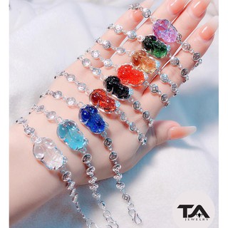 Lắc tay Tỳ Hưu Đá Kim Tiền