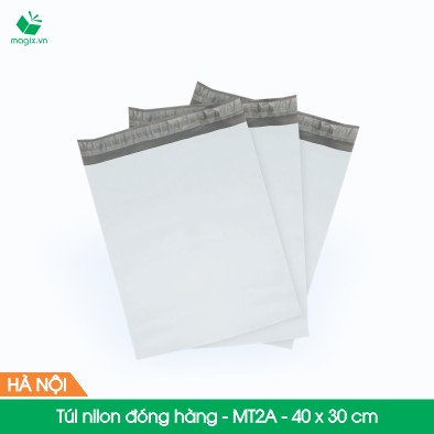 MT2A - 40x30 cm - 100 túi nilon 2 lớp đóng hàng thay thùng hộp carton