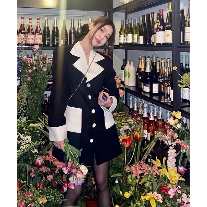 ♥️ Áo blazer phối màu Lisa