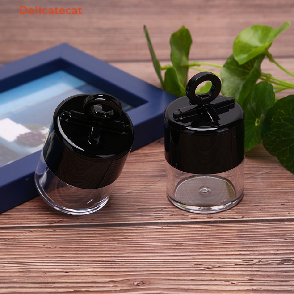 Hộp Nhựa Rỗng 10g Đựng Phấn Bột Trang Điểm Kèm Bông Mút Tiện Dụng