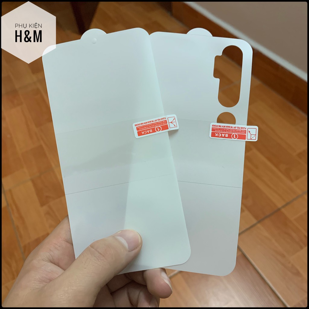 Miếng Dán PPF Xiaomi Mi CC9 Pro / Mi Note 10 / Mi Note 10 Lite / Mi Note 10 Pro loại tốt