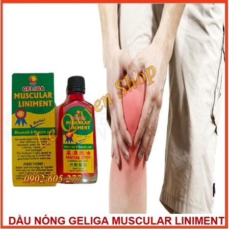 [Hàng chính hãng] Dầu cù là lửa dạng nước Indonesia - Geliga Muscula Liniment (MỚI)