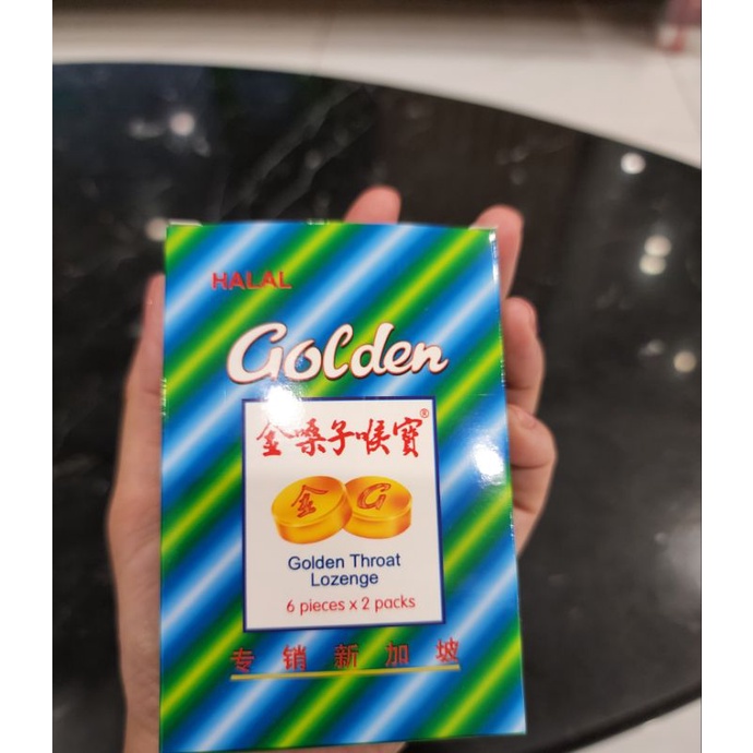 Kẹo ngậm giảm ho,viêm họng Golden throat