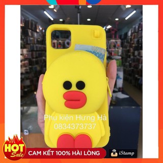 <3 < RẺ VÔ ĐỊCH> ỐP LƯNG 3D TÚI VÍ HÌNH THÚ KÈM DÂY CHO  ỐP IPHONE 11 SILICON DẺO DÙNG MÃI KHÔNG CŨ ,CHỐNG BÁN BẨN <3