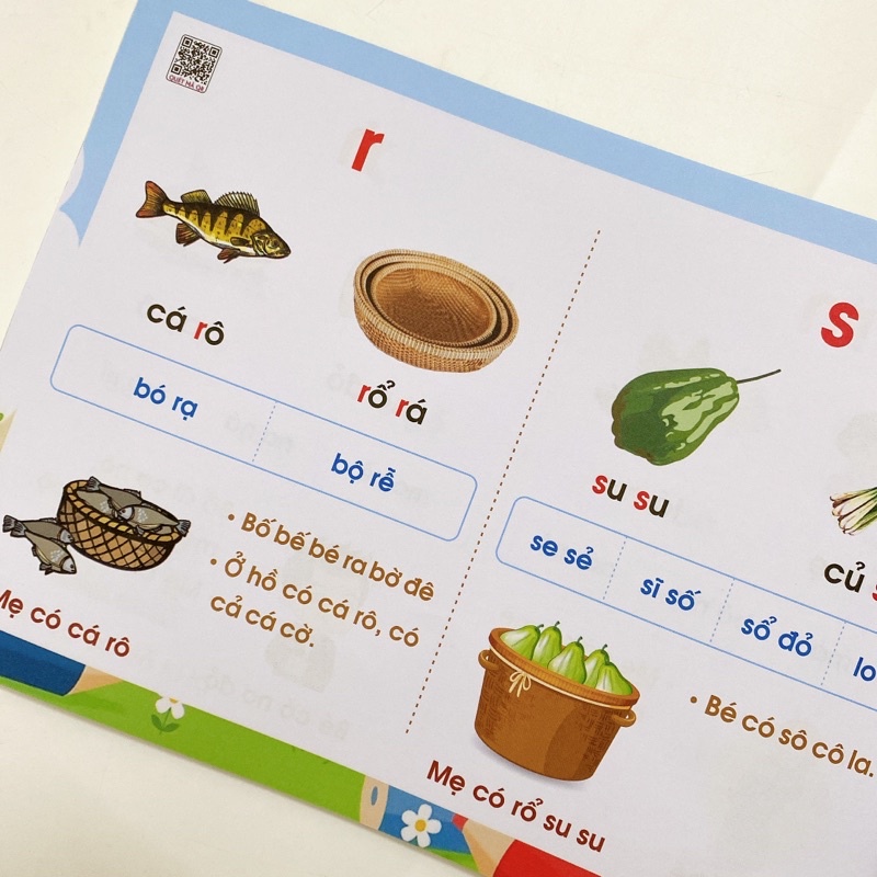 Sách - Đánh vần Tiếng Việt giúp bé biết đọc sớm cho bé 4-6 tuổi kèm tập viết phiên bản mới