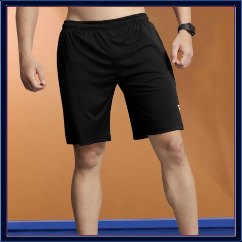 Quần Short Đùi Thể Thao Nam Vải Thun Lạnh T-Simple (Đen) [NUTTY], quần tập gym cao cấp