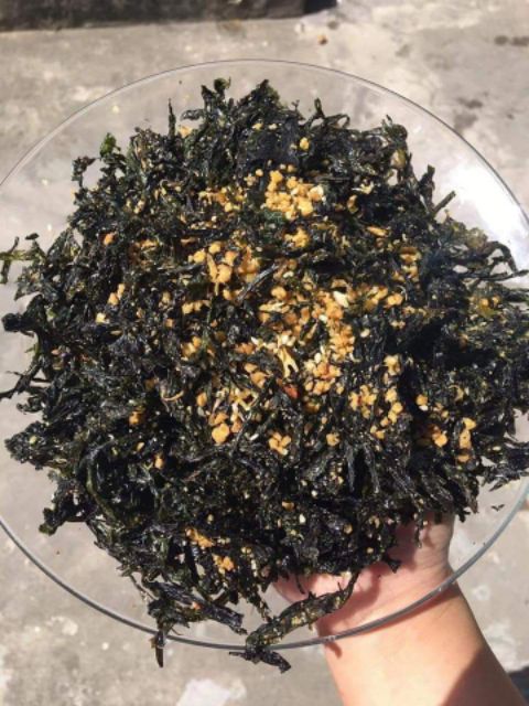 500gram rong biển cháy tỏi hàng ngon