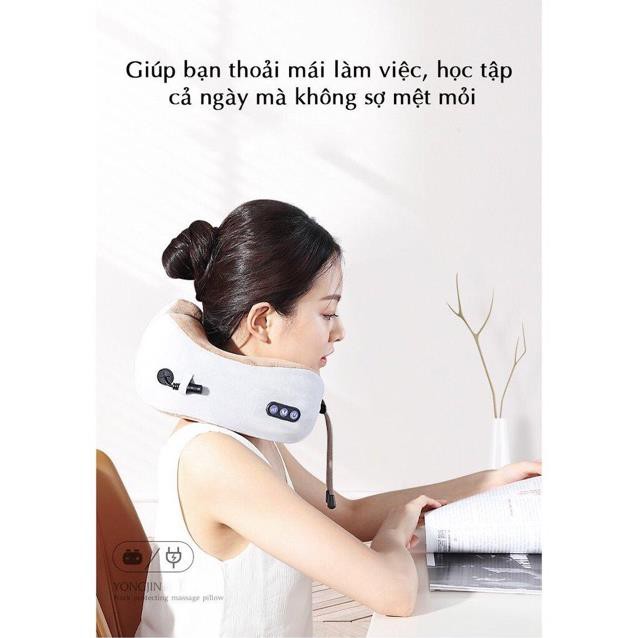 GỐI MASSAGE CỔ VAI GÁY CÔNG NGHỆ NHẬT BẢN