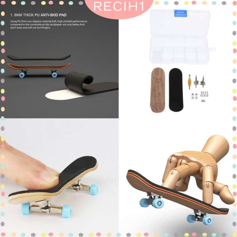 Ván trượt ngón tay mini bằng gỗ phong DIY dành cho trẻ em