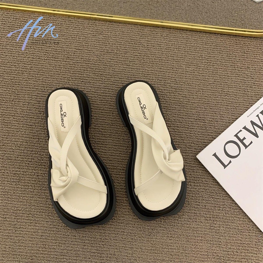 Dép Sandal Đế Dày Chống Trượt Thời Trang Mùa Hè Dành Cho Nữ 2022