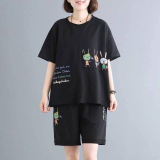 Bộ đồ Cotton Form rộng kute