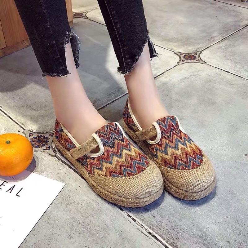 (Sẵn 35) Giày vintage thêu thổ cẩm ulzzang ( nhiều ảnh thật) | BigBuy360 - bigbuy360.vn