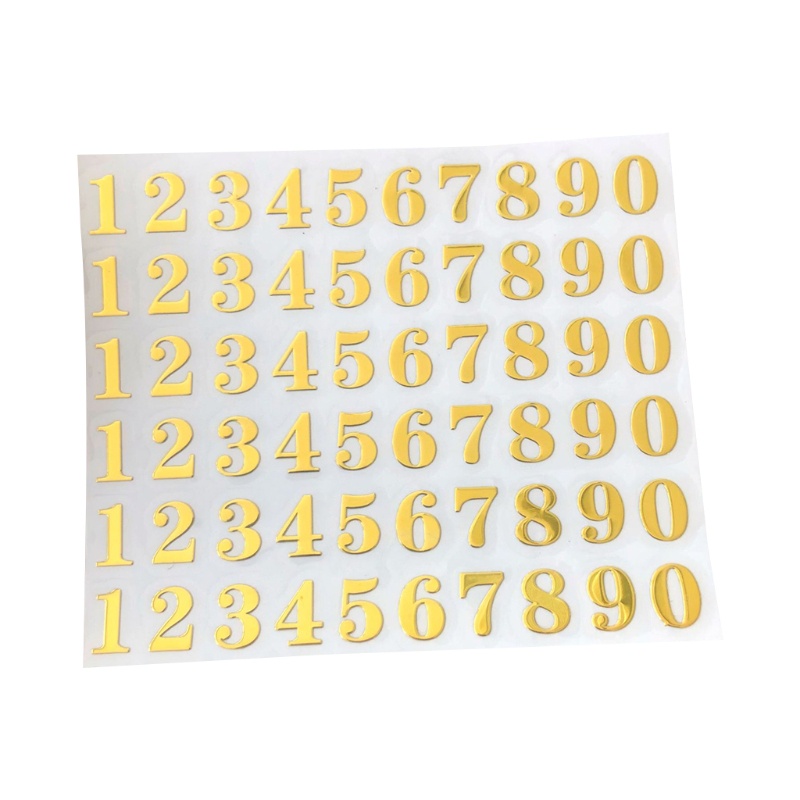 1 Tờ Miếng Dán 4mm 9mm Hình Chữ Cái Và Số Trang Trí Album