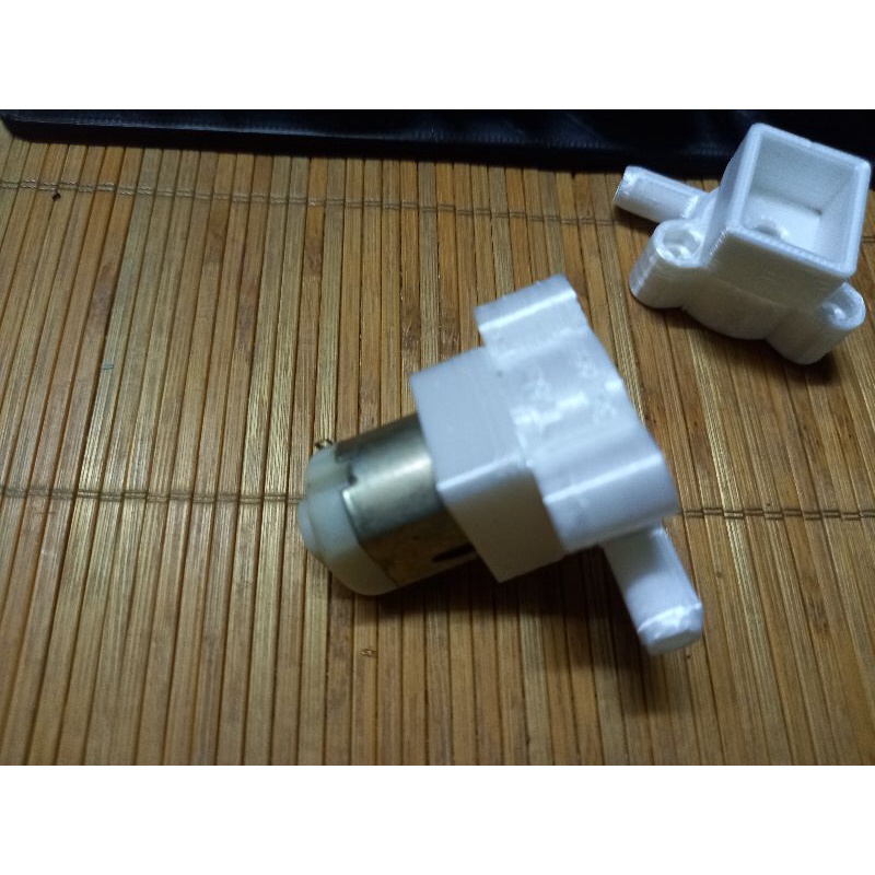 Bộ kít nhựa máy bơm nước motor 130 in 3d kèm ốc