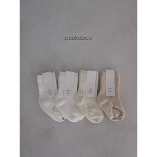 Tất thu đông Peekaboo, chống trượt cho bé
