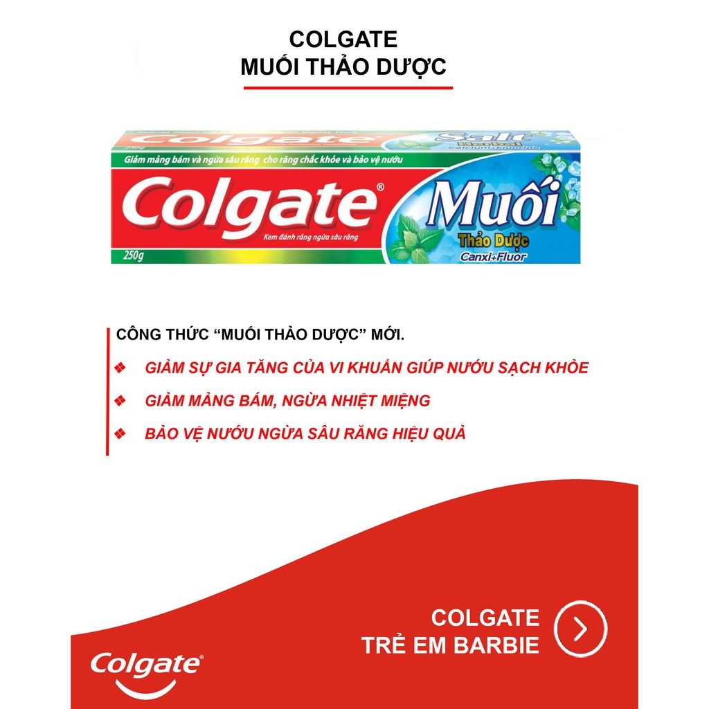 Kem đánh răng Colgate Muối thảo dược 250g (MP6073)