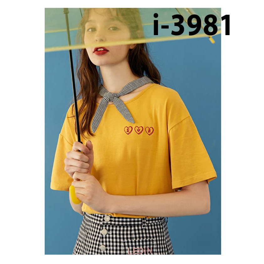 Áo Thun Unisex Hình Logo 3 Trái Tim