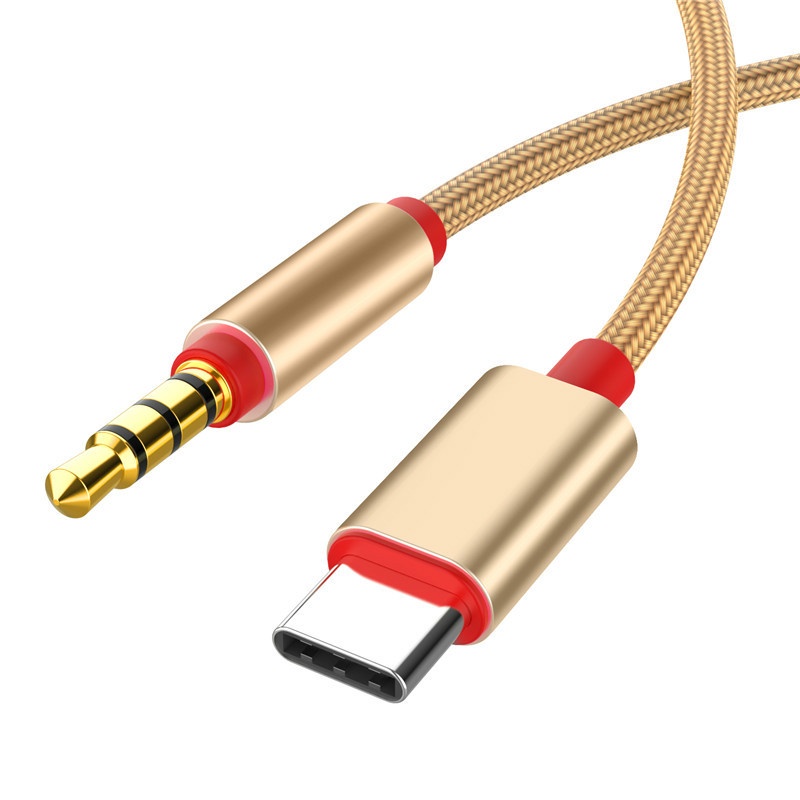 Coza Bộ Chuyển Đổi Cáp Aux Giắc Âm Thanh Đực Type-C Sang 3.5Mm Nhỏ Và Nhẹ Và Dễ Mang Theo Kết Nối Điện Thoại Di Động