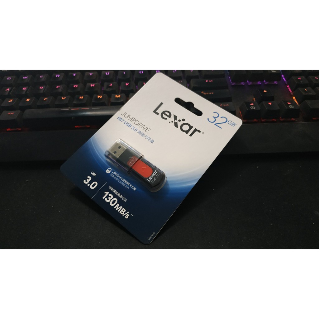 USB Lexar 32G chuẩn 3.0 - New - Chính Hãng Mai Hoàng - BH 36T - Lỗi 1 đổi 1