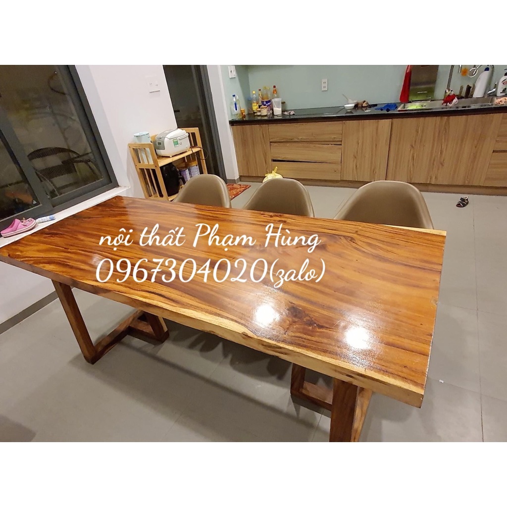 Bàn gỗ me tây nguyên tấm giá rẻ xưởng cung cấp sỉ giá tốt