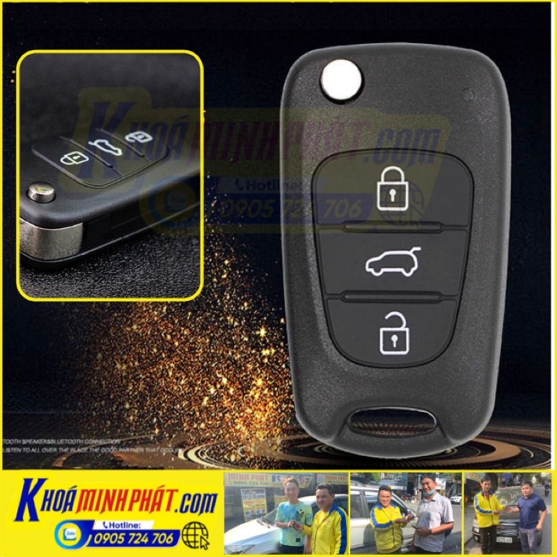 Vỏ Chìa khóa Hyundai i30, Accent, Avante, Elantra, Sonata