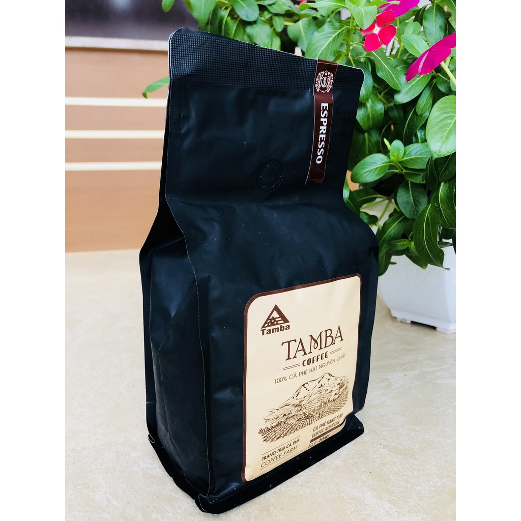 Cà phê hạt Espresso nguyên chất 100% - Dark Roast - Tamba Coffee