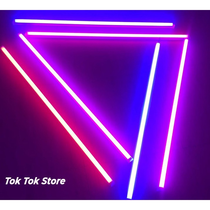 ✅ Đèn LED NEON TUÝP T8 1m2 Nhiều Màu - Chống Nước - CHUYÊN DECOR PHÒNG NGỦ - STUDIO GAMING-LIVESTREAM