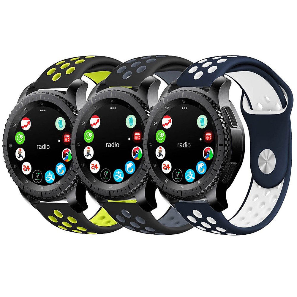 Dây đeo 20mm / 22mm cho Samsung Galaxy Watch 3, Dây đeo thay thế thoáng khí cho Samsung Galaxy Watch