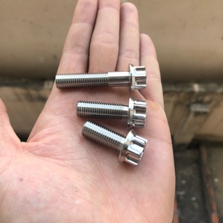 Ốc inox đầu CNC - 10li25(m10x25) - 10li3 (m10x30) - 10li45 (m10x45) - gắn cho nhiều loại xe
