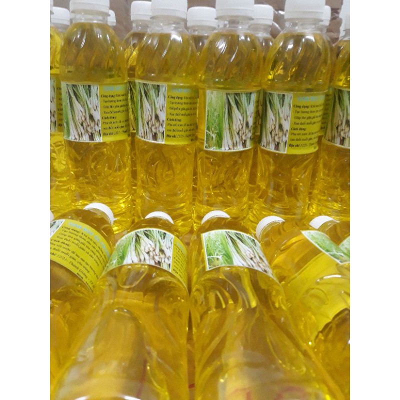 Tinh dầu sả chanh chai 500ml lau nhà, xông phòng