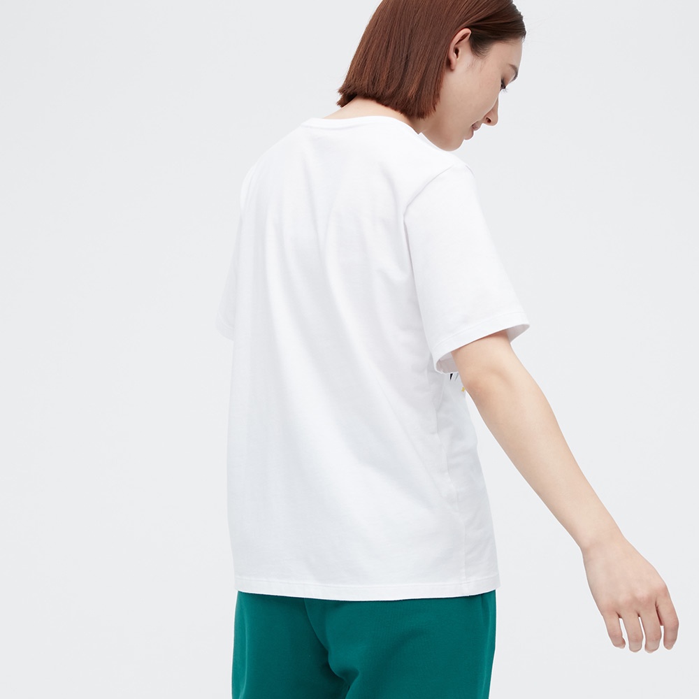 DISNEY Áo Thun Uniqlo UT Tay Ngắn In Hoạ Tiết Mickey Dễ Thương Xinh Xắn 449404