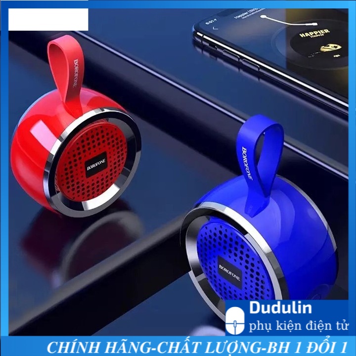 Loa Bluetooth Thế Hệ V5.0 Borofone BR2 Hỗ Trợ Chơi Nhạc Qua Thẻ Nhớ USB Đài FM Dung Lượng Pin Sạc 500mah Công Suất 5W