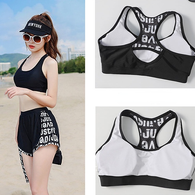 Bộ Đồ Bơi Ba Mảnh Thời Trang Quyến Rũ Cho Nữ