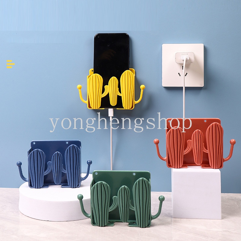 Giá Đỡ Điều Khiển Từ Xa/Điện Thoại Gắn Tường Hình Cây Xương Rồng Dễ Thương