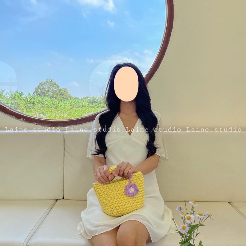 MINI CROCHETBAG. TÚI XÁCH TAY, KÈM CHARM