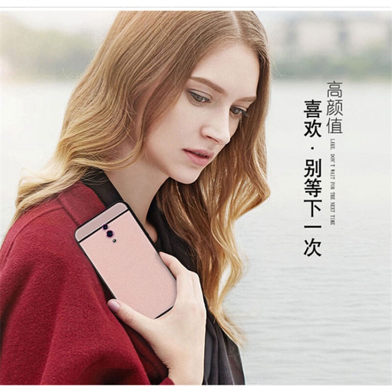 For OPPO Reno CPH1917 6.4 inch Flexible Ultra Slim Rubber Silicone Cell Phone Case with Elegant Vintage Leather Pattern Finish Anti-fall Back Cover