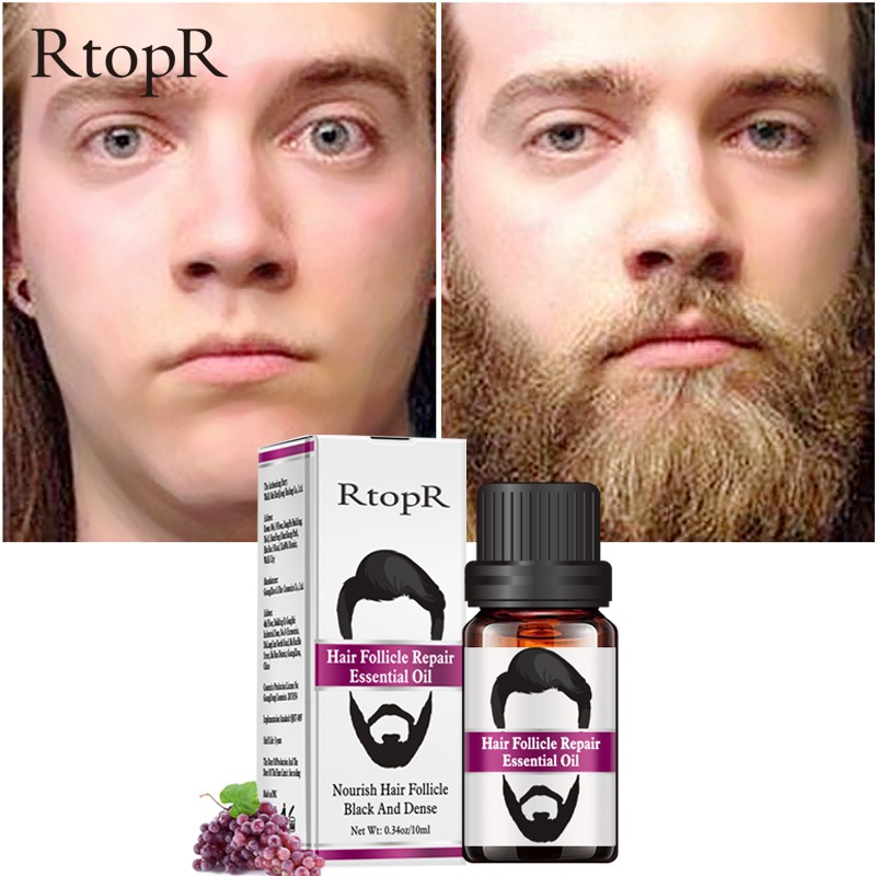 Tinh Dầu RtopR Kích Thích Mọc Râu / Tóc / Lông Mày Dưỡng Ẩm Mềm Mịn Cho Nam 10ml | BigBuy360 - bigbuy360.vn
