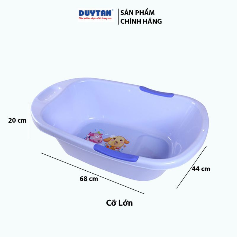 Thau Tắm Bé Nhựa Duy Tân Loại Lớn Kích Thước 68 × 44 × 20cm