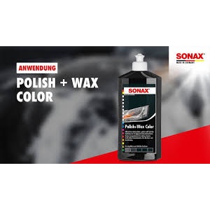 Sonax Polish &amp; Wax Color Black 296141 - Kem đánh bóng màu đen 250ml