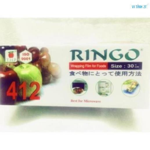 Màng bọc Thực Phẩm RINGO 412 nguyên siu hàng chất lượng cao 30cm x300m