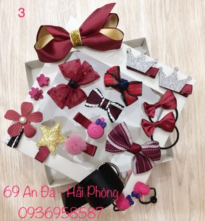 Bộ cặp tóc cho bé gái Hàn Quốc