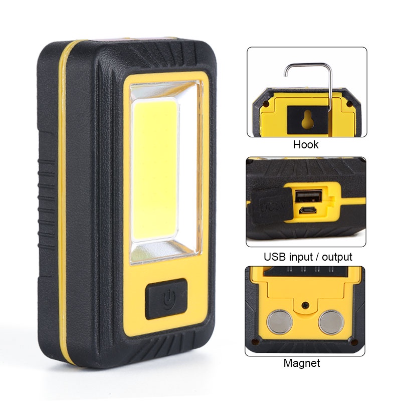 Đèn Led COB Hít Nam Châm Chống Nước 3 Chế Độ Sáng Tiện Dụng Cho Sửa Chữa Xe Hơi