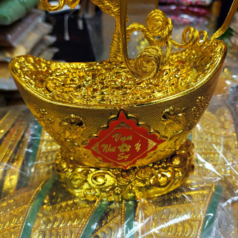 Gốc cây thỏi vàng vạn sự như ý size đại làm cây cành vàng lá ngọc trưng bày công ty, biệt thự không gian lớn