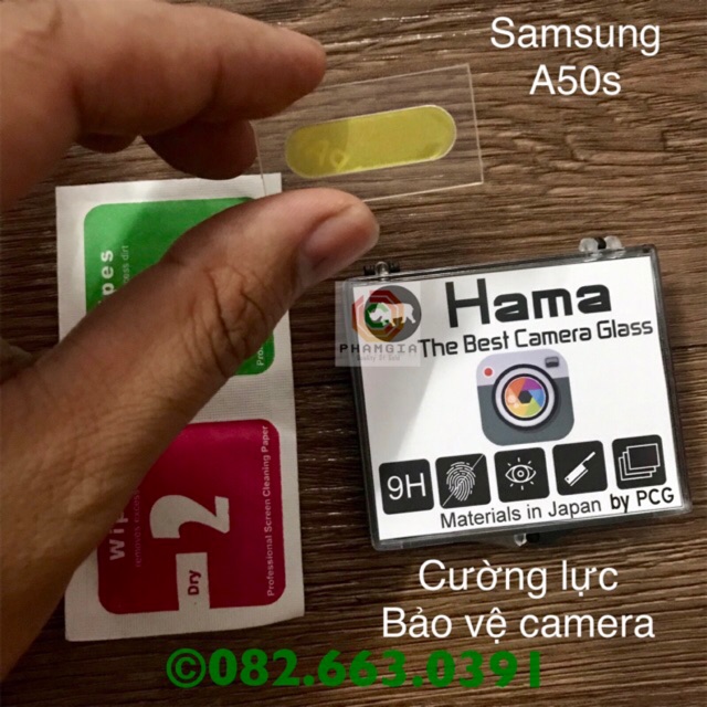 Cường lực camera Samsung Galaxy A50s (video hd)