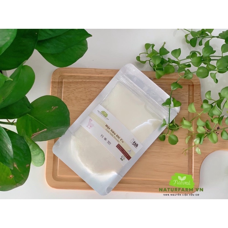 100gr Bột sữa dê nguyên chất 100% Organic - Bột handmade | Thế Giới Skin Care